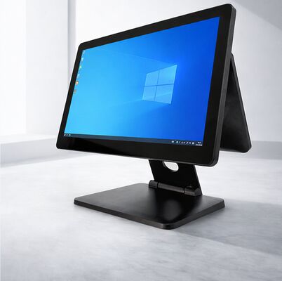 kopen All In One POS Machine Systeem Intelligente Dual Screen POS Systeem Zwart / Wit online manufacture