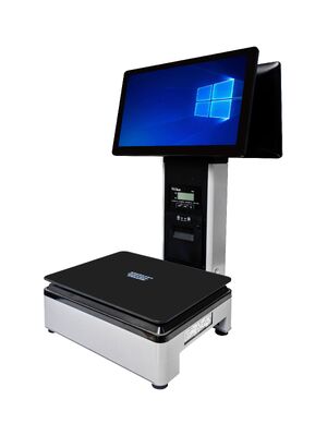 Buy All In One POS System Scale Windows 7 / Windows 10 / Windows 11 POS Weighing Scale online manufacture