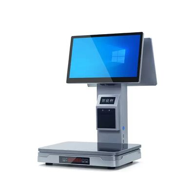 Buy Commercial POS System Scale Smart Weighing Scale POS For Fresh Produce Supermarkets online manufacture