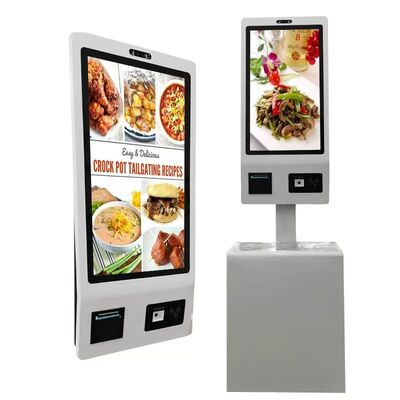 Buy 32 Inch Self Service Ordering Kiosk Face Scan Kiosk Billing Machine Intelligent For Shop online manufacture