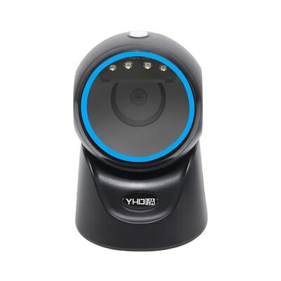 Buy USB Desktop QR Code Scanner Auto Sensing Desktop Barcode Reader For Supermarket Restaurant online manufacture