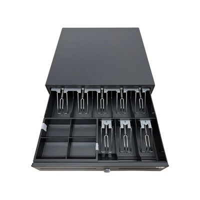 kopen Veiligheidsregister Geldlade 5 Vakken Retail Geldlade Zwart Wit Voor Commerciële Winkel online manufacture