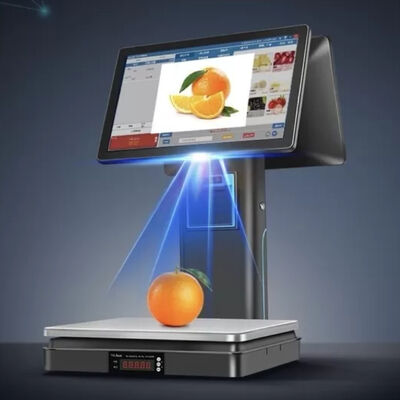 Buy Vision Recognition PC Scale Intelligent Algorithm Touch Screen Scale For Supermarket Fresh Produce online manufacture