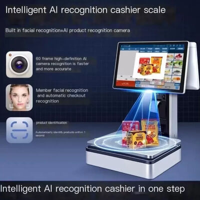 주문 올인원 AI 계량기 15kg AI 식품 저울 4GB 델리 과일 및 신선 식품용 online manufacture