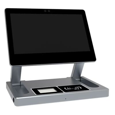 Buy Wall Mounted Self Service POS System 1366*768 Fingerprint Identification Device For Pre Job Attendance online manufacture