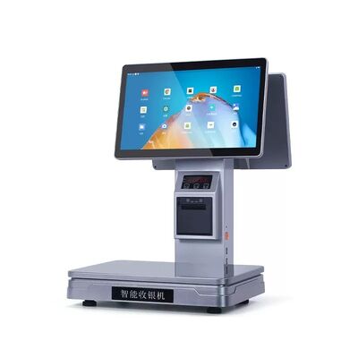 구입하다 슈퍼마켓용 상업용 15kg 무게 측정 계산대 일체형 POS 시스템 online manufacture