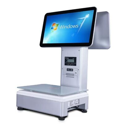 Acheter Système de caisse enregistreuse POS tout-en-un à écran tactile avec balance de poids intégrée de 15 kg online manufacture