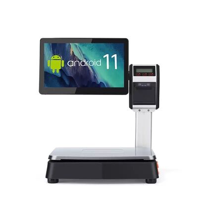 買う 食料品店用の15kgの計量器 オールインワンPOSターミナルキャッシュレジスタ online manufacture