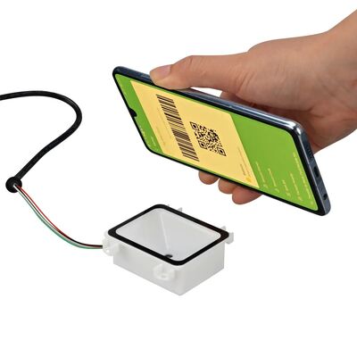Bluetooth Hands Free Barcode Scanner 5V 2D Desktop Barcode Scanner For Warehouse Supermarket Restaurant