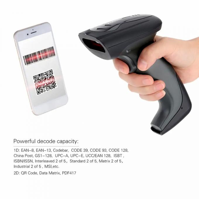High Precision Handheld Barcode Scanner 5V Automatic QR Code Reader For ...