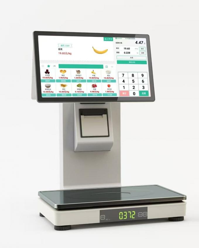 Smart Algorithm Supermarket Weight Scale Windows Self Checkout Scales ...